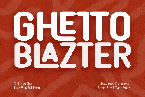 CF GHETTO BLAZTER DEMO font