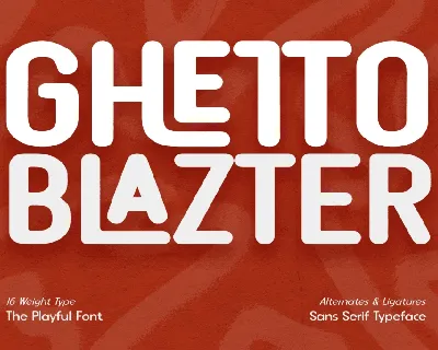 CF GHETTO BLAZTER DEMO font