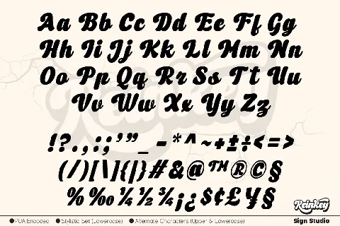 Reinkey font