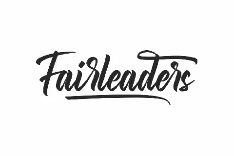 Fairleaders Demo font