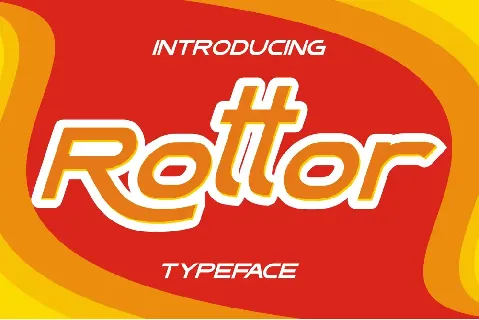 Rottor font