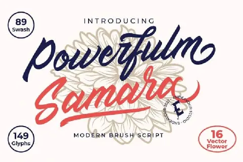 Powerfulm Samara Script font