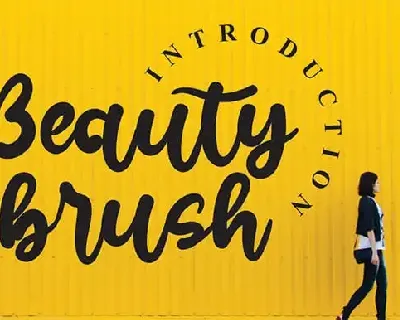 Beauty Brush font