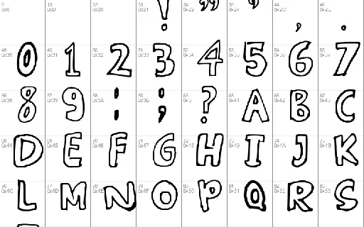 KidzDoodz Display font