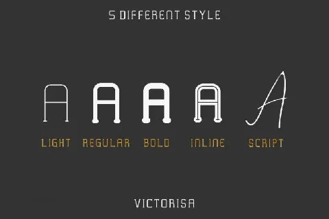 Victorisa Typeface font