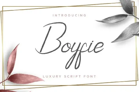 Boyfie Demo font