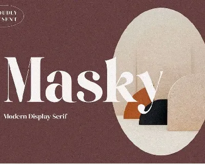 Masky font