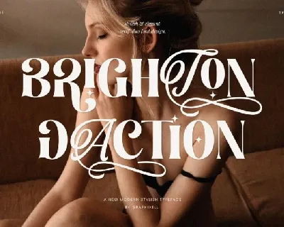 Brighton Daction font