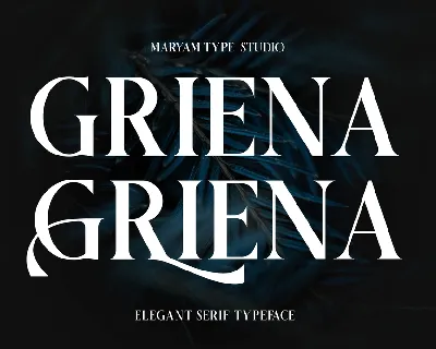 Griena Elegant font