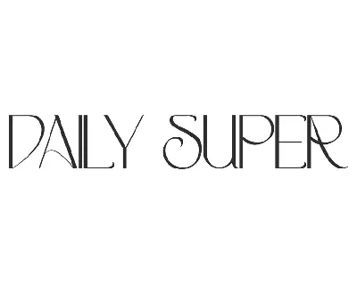 Daily Super font