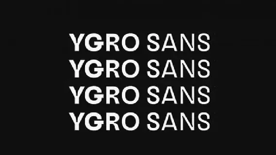Ygro Sans Serif Family font