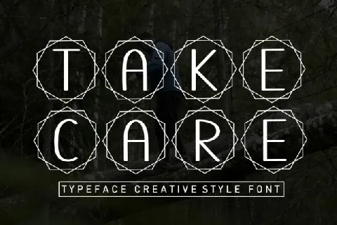 Take Care Display font