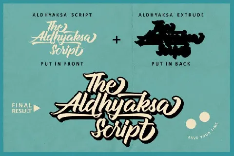 Aldhyaksa Script font
