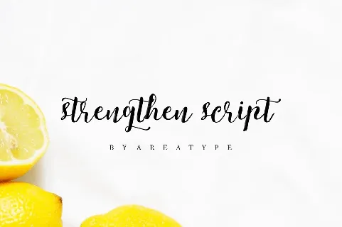 Strengthen Script font