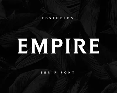 Empire font