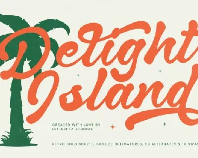 Delight Island font