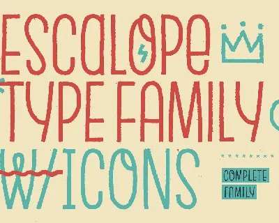 Escalope Typeface font