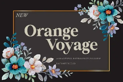 Orange Voyage font