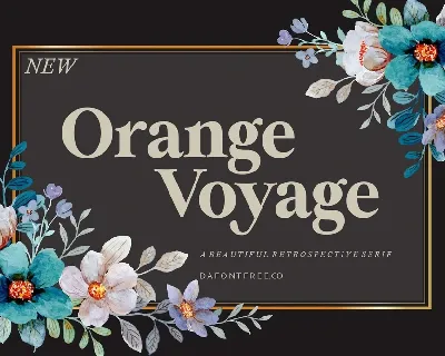 Orange Voyage font