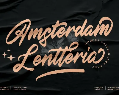 Amsterdam Lentteria font