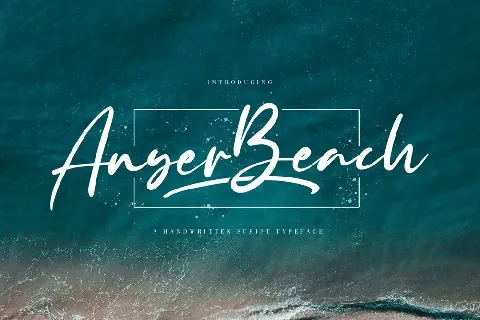 Anyer Beach font