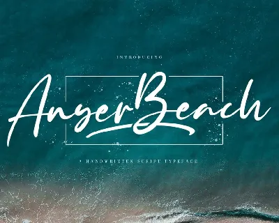 Anyer Beach font