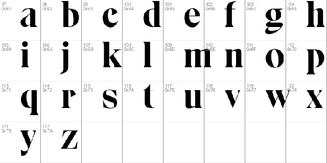 Eksell Display font