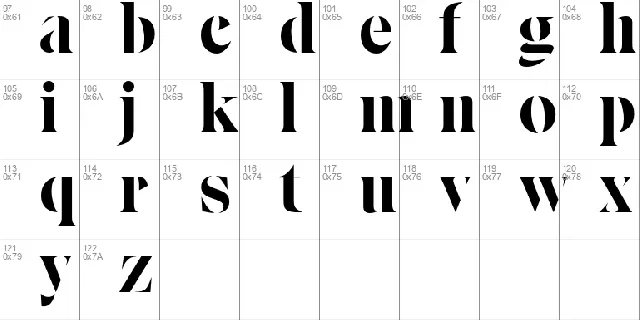 Eksell Display font