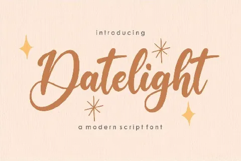 Datelight font