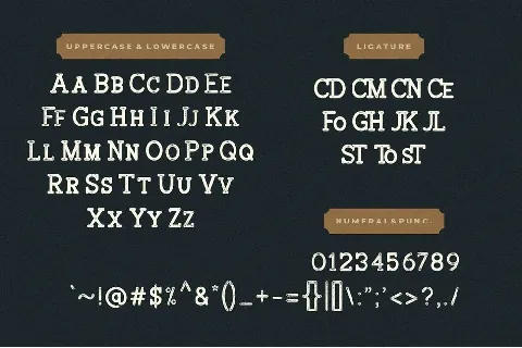 Broster font