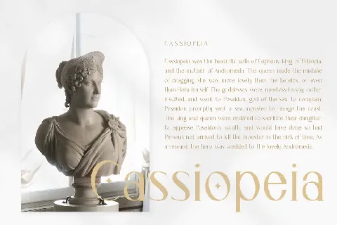 Cassiopeia font