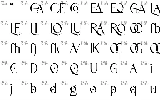 Cassiopeia font