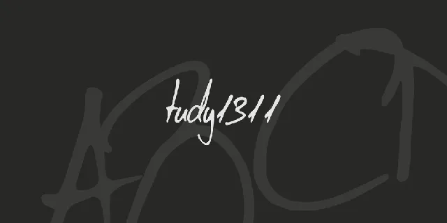 tudy1311 font