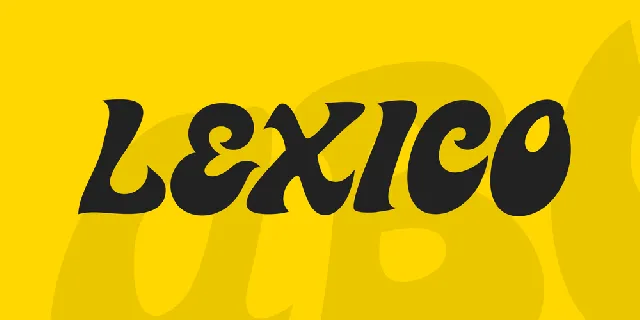 Lexico font