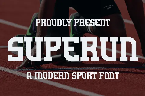 SUPERUN font