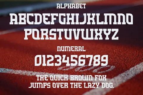 SUPERUN font