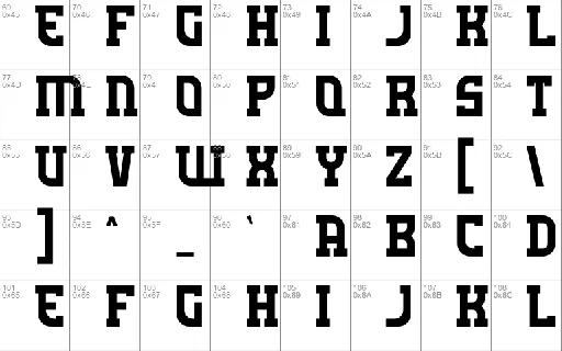 SUPERUN font