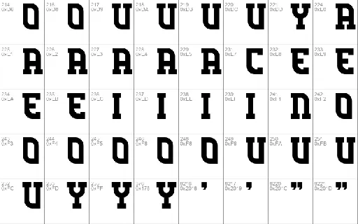 SUPERUN font