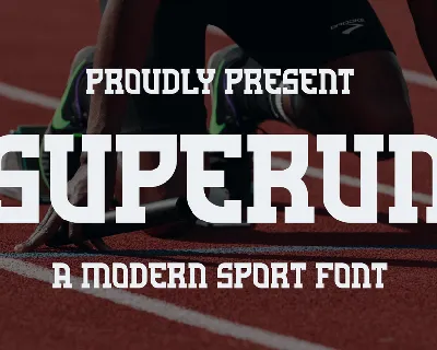 SUPERUN font