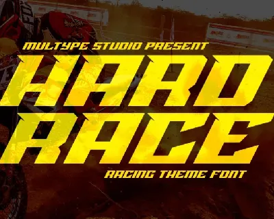 Hard Race font