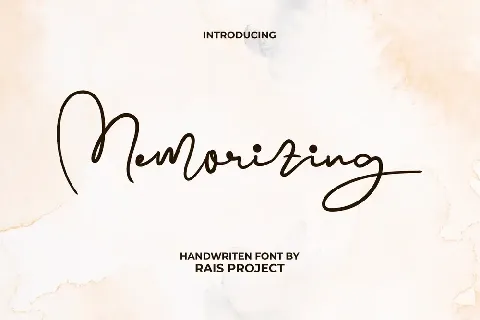 Memorizing font