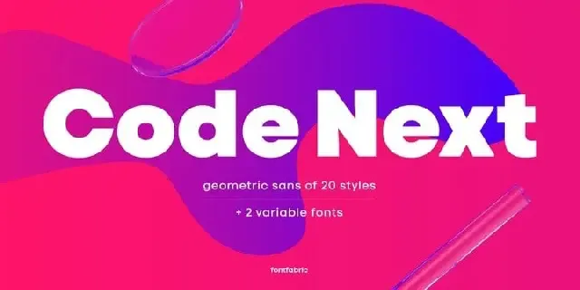 Code Next Sans Serif font