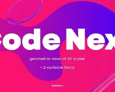 Code Next Sans Serif font