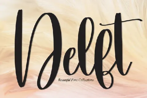 Delft Script font