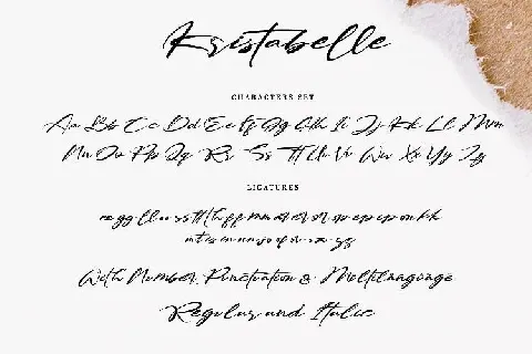 Kristabelle Script font