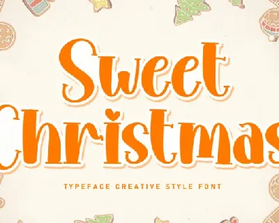 Sweet Christmas Display font