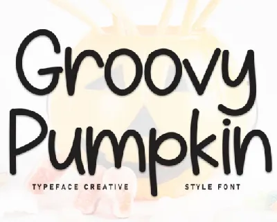 Groovy Pumpkin Display font