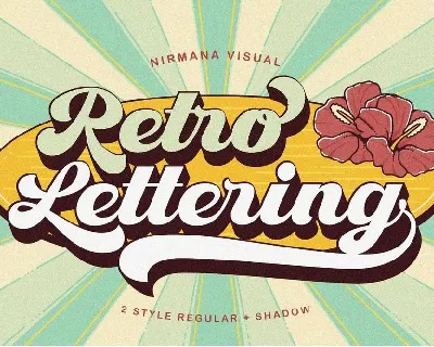 Retro Lettering font