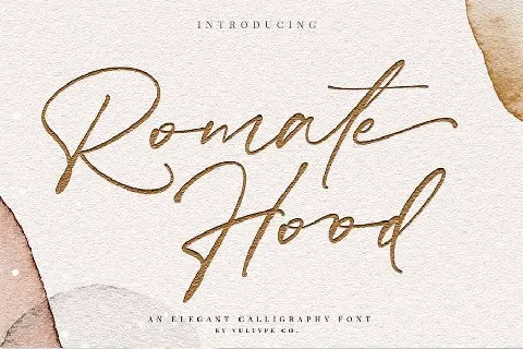 Romate Hood Script font