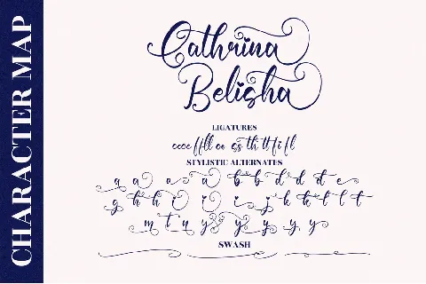 Cathrina Belisha font